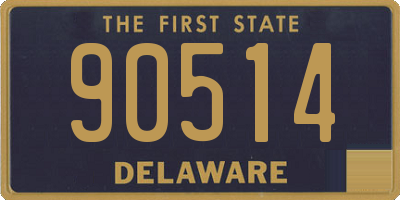 DE license plate 90514