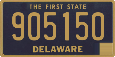 DE license plate 905150