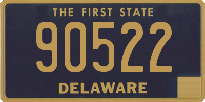 DE license plate 90522