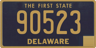 DE license plate 90523