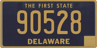 DE license plate 90528