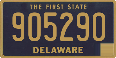DE license plate 905290