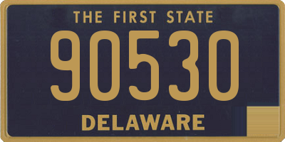 DE license plate 90530
