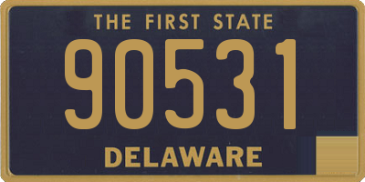 DE license plate 90531