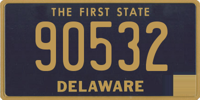 DE license plate 90532