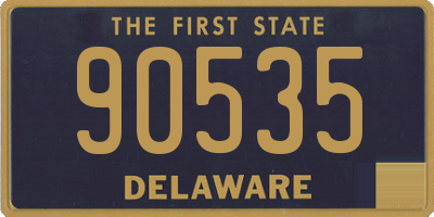 DE license plate 90535