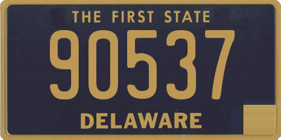 DE license plate 90537