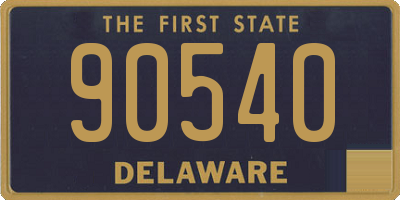 DE license plate 90540