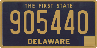 DE license plate 905440