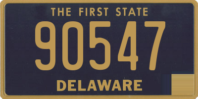 DE license plate 90547