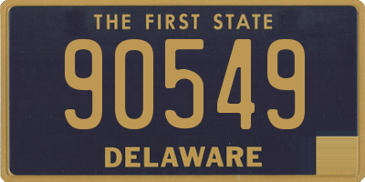 DE license plate 90549