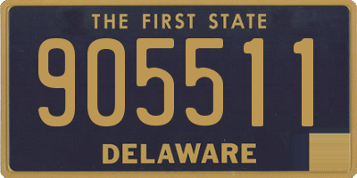 DE license plate 905511
