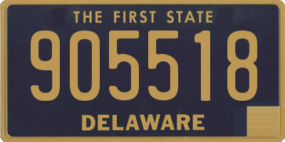 DE license plate 905518