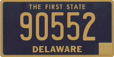 DE license plate 90552
