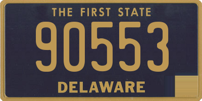 DE license plate 90553