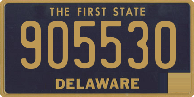 DE license plate 905530