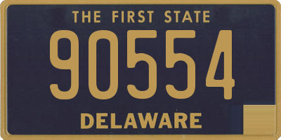 DE license plate 90554