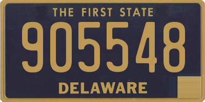 DE license plate 905548