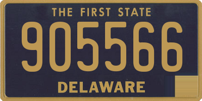 DE license plate 905566