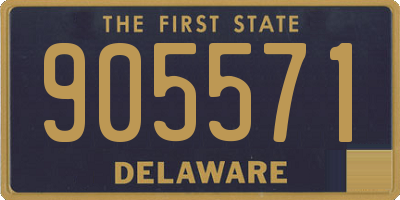 DE license plate 905571