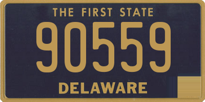 DE license plate 90559