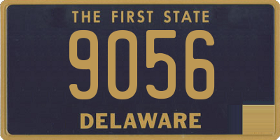 DE license plate 9056