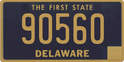 DE license plate 90560