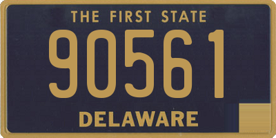 DE license plate 90561