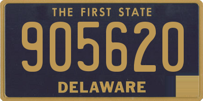 DE license plate 905620