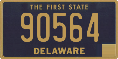 DE license plate 90564