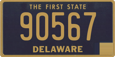 DE license plate 90567