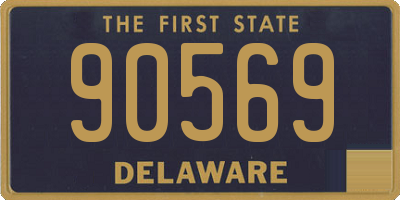 DE license plate 90569