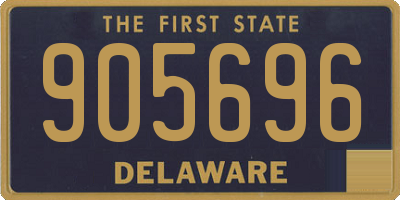 DE license plate 905696