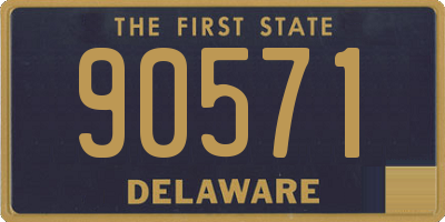 DE license plate 90571