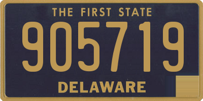 DE license plate 905719