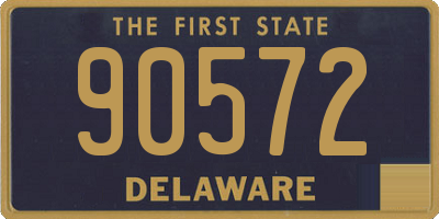 DE license plate 90572