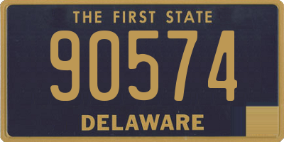 DE license plate 90574