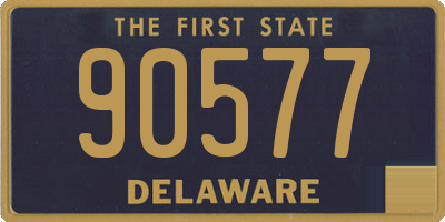 DE license plate 90577