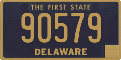 DE license plate 90579