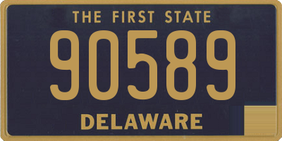 DE license plate 90589