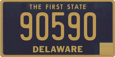 DE license plate 90590