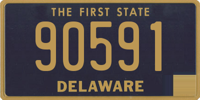 DE license plate 90591