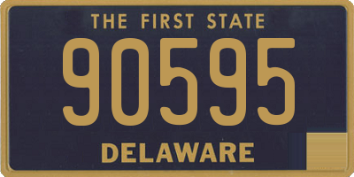 DE license plate 90595