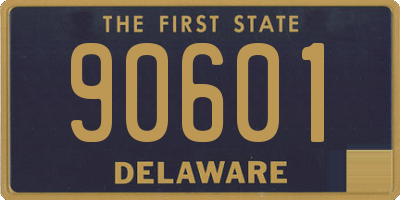 DE license plate 90601