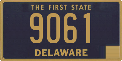 DE license plate 9061