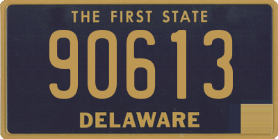 DE license plate 90613