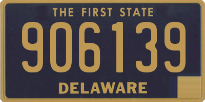 DE license plate 906139