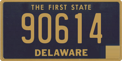 DE license plate 90614