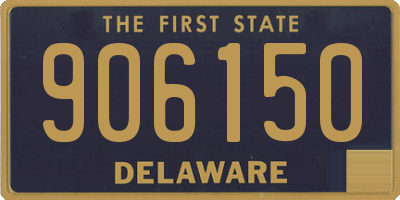 DE license plate 906150