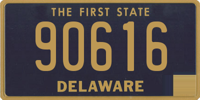 DE license plate 90616